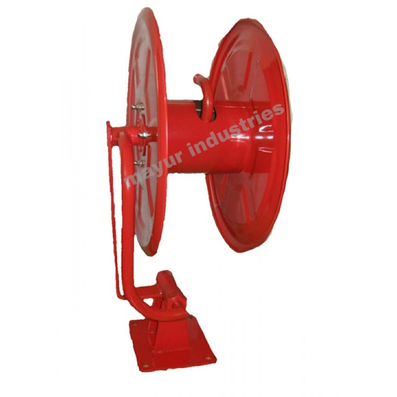 Shreeji Fire Safety - Fire Fighting Water Hose System, Hose Cotton Reel, Canvas Pipe, MS Cabinet Box, Wall Hung Swingin Hose Reel Drum, MS Hose  Reel Drum