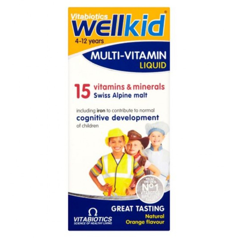 Vitabiotics Wellkid 4 12 Years Multi Vitamin Liquid 150ml Fast Track Global Ltd Birmingham