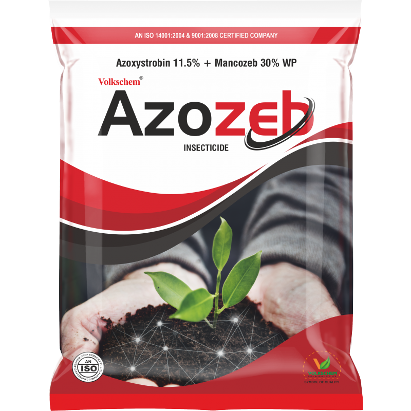 AZOZEB	(AZOXYSTROBIN 11.5% + MANCOZEB 30% WP)