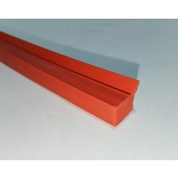 Silicone Extruded Red Rubber Profile