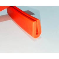 Silicone Extruded Red Rubber Profile